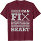 Handyman T Shirt I Can Fix Anything Except A Broken Heart T-Shirt - T-Shirt | Maroon
