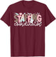 Staffing Coordinator Leopard Staffing Coordinators T-Shirt - T-Shirt | Maroon