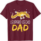 Leopard Gecko Dad Lizards Lizard Reptile Leopard Gecko T-Shirt - T-Shirt | Maroon