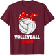 Volleyball Mom Women T-Shirt - T-Shirt | Maroon