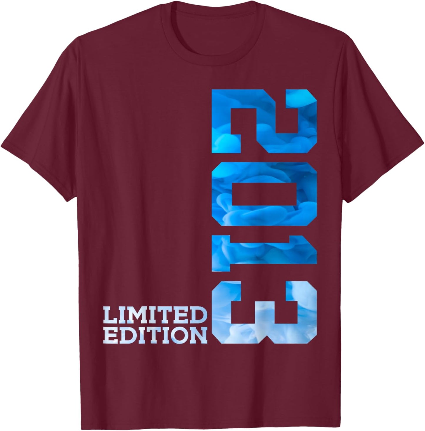 11 YEARS 11TH BIRTHDAY LIMITED EDITION 2013 , black T-Shirt - T-Shirt | Maroon
