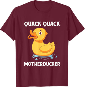 Duck Lover Youth Quack Ducky Duckie Rubber Ducks Meme T-Shirt - T-Shirt | Maroon