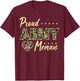 Proud Army Memaw Camouflage Soldier Family Love Military T-Shirt - T-Shirt | Maroon