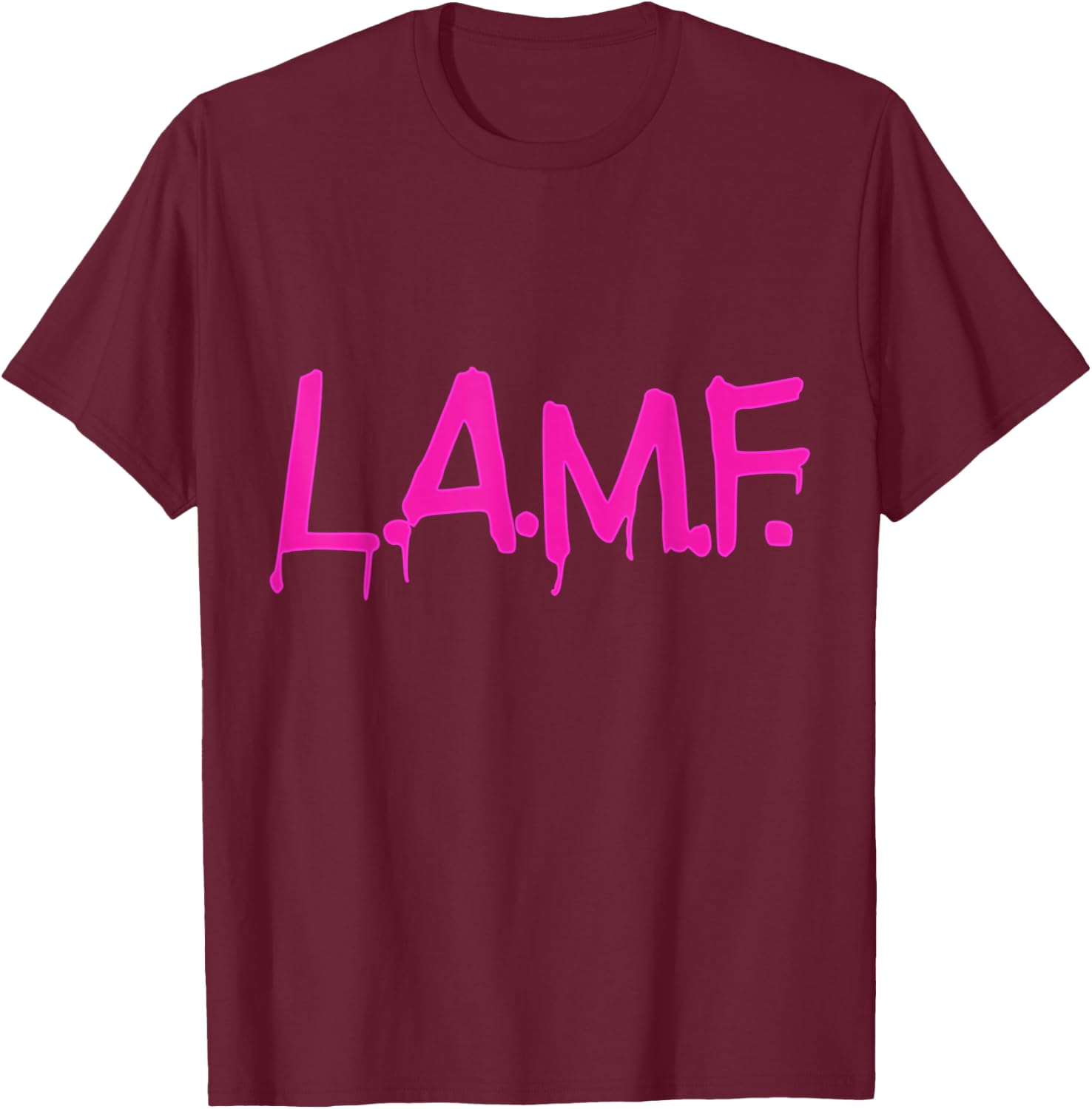 Johnny Thunders LAMF T-Shirt - T-Shirt | Maroon