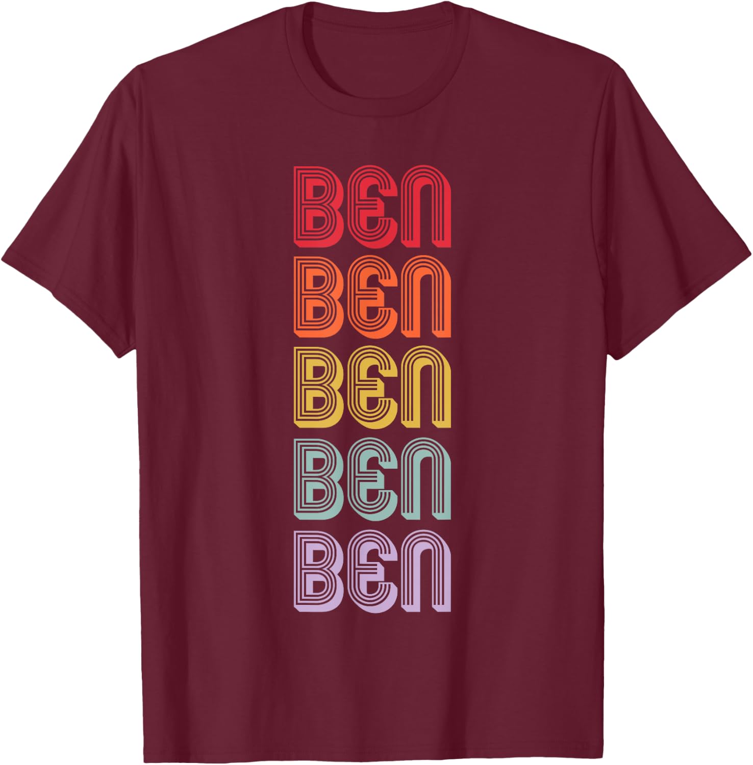 Ben T-Shirt - T-Shirt | Maroon