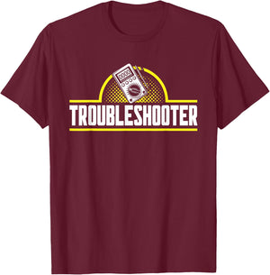Electrician Fault Finder T-Shirt - T-Shirt | Maroon
