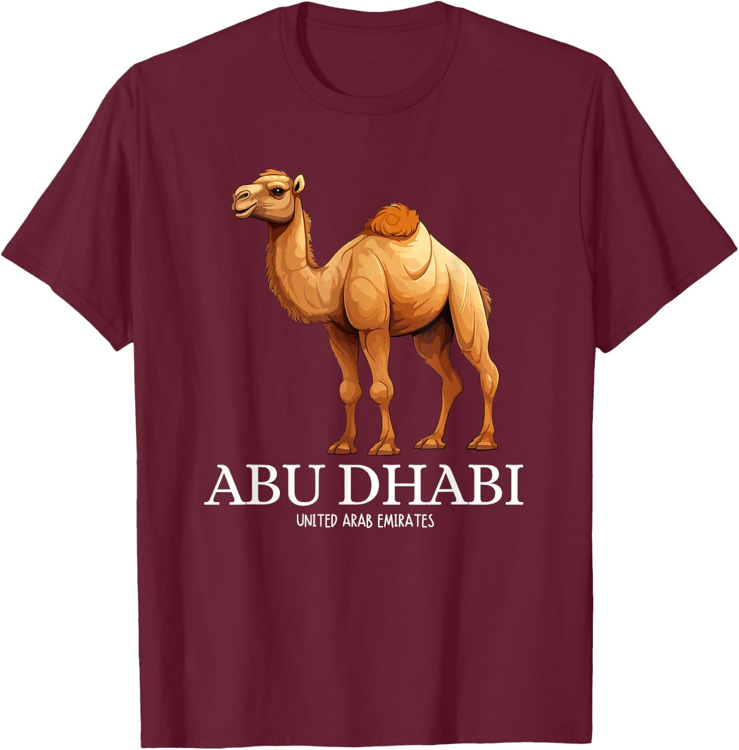Abu Dhabi T-Shirt - T-Shirt | Maroon