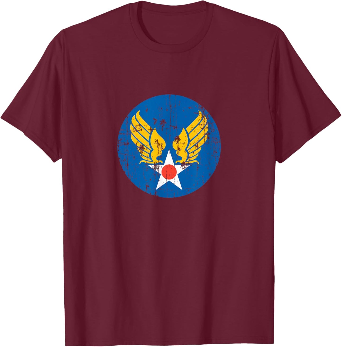 US Army Air Force Vintage T-Shirt - T-Shirt | Maroon