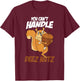 You Can't Handle Deez Nuts Squirrel Funny Deez Nuts T-Shirt - T-Shirt | Maroon