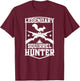 Legendary Squirrel Hunter Squirrel Hunting T-Shirt - T-Shirt | Maroon
