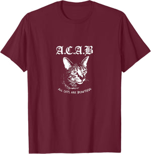 All Cats Are Beautiful , 1312 1312 T-Shirt - T-Shirt | Maroon