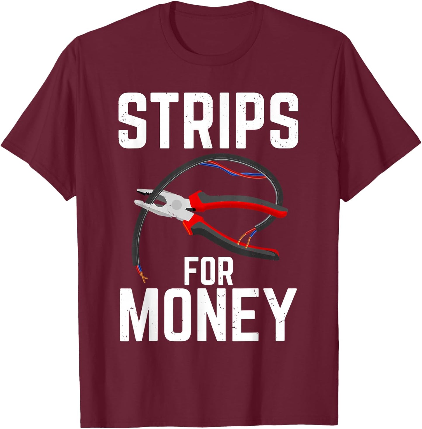 Funny Electrician Art Women Electrical Electrician T-Shirt - T-Shirt | Maroon