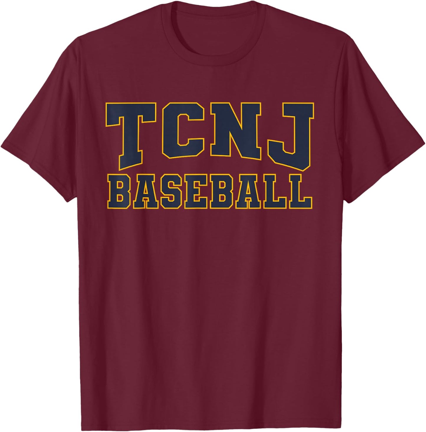 TCNJ Baseball Sports Fan T-Shirt - T-Shirt | Maroon