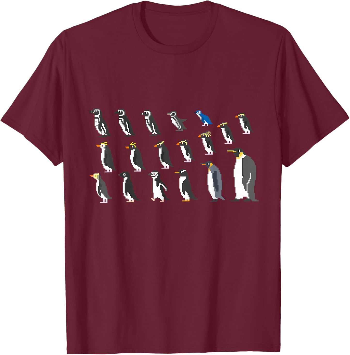 Penguins - The Kids' Picture Show T-Shirt - T-Shirt | Maroon