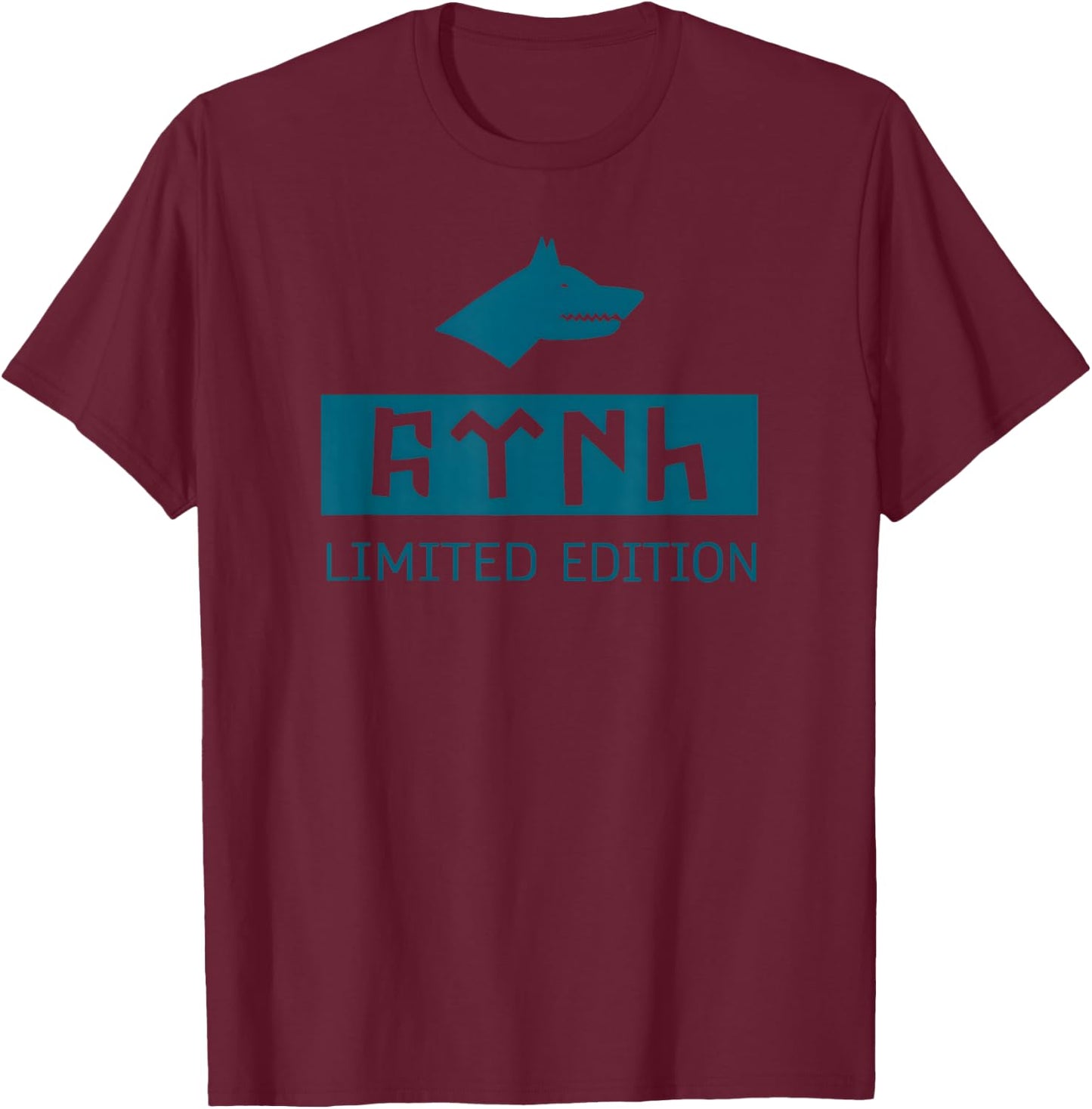 Bozkurt Wolf Göktürk Legend Ergenekon-Sage Design T-Shirt - T-Shirt | Maroon