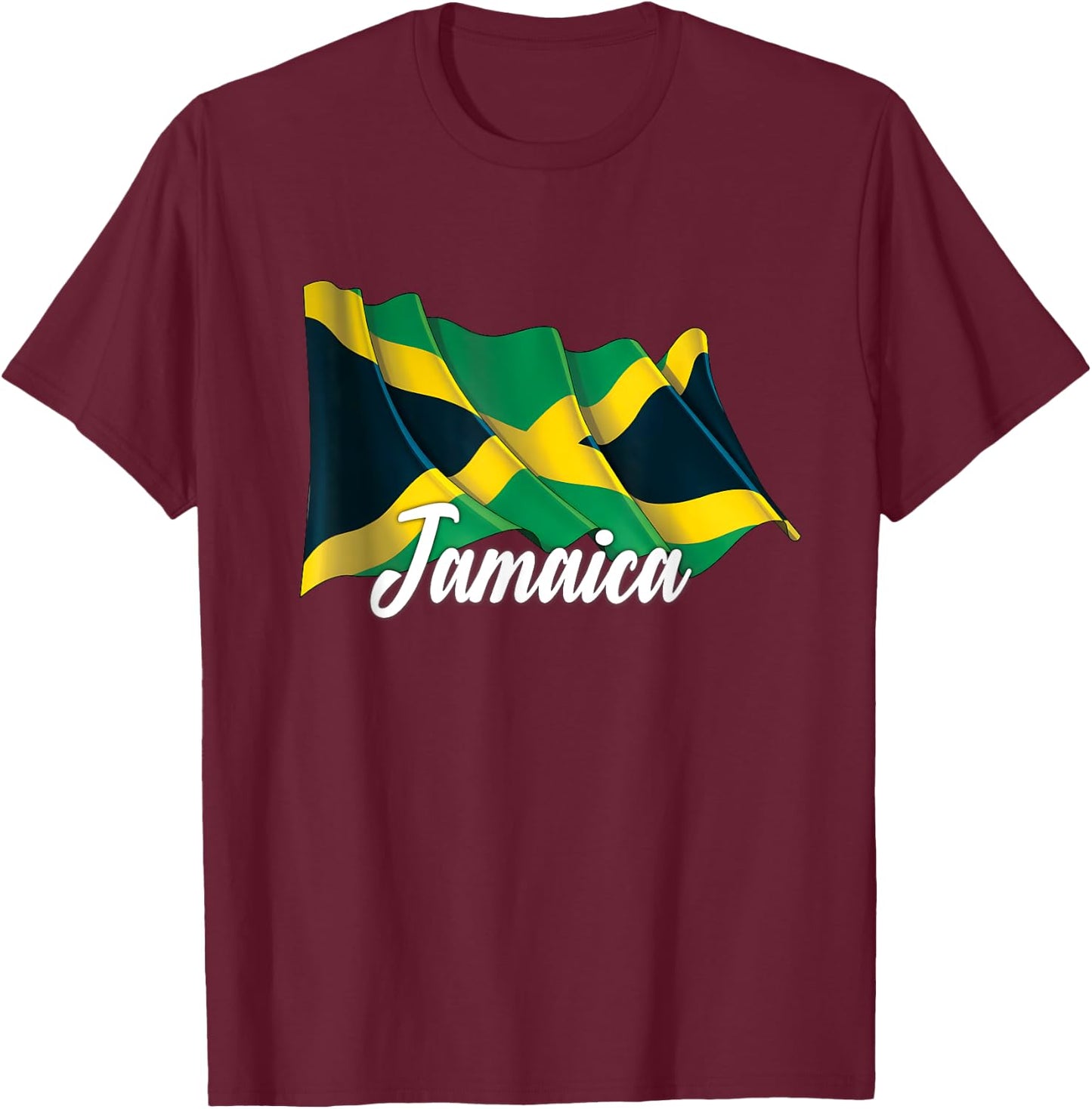 Jamaica shirt, Jamaica clothes, Jamaica shirts T-Shirt - T-Shirt | Maroon
