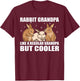 Rabbits Animal Bunny Rabbit Grandpa T-Shirt - T-Shirt | Maroon