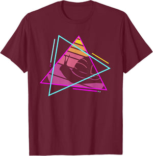 Retro Snail Snails Lover T-Shirt - T-Shirt | Maroon