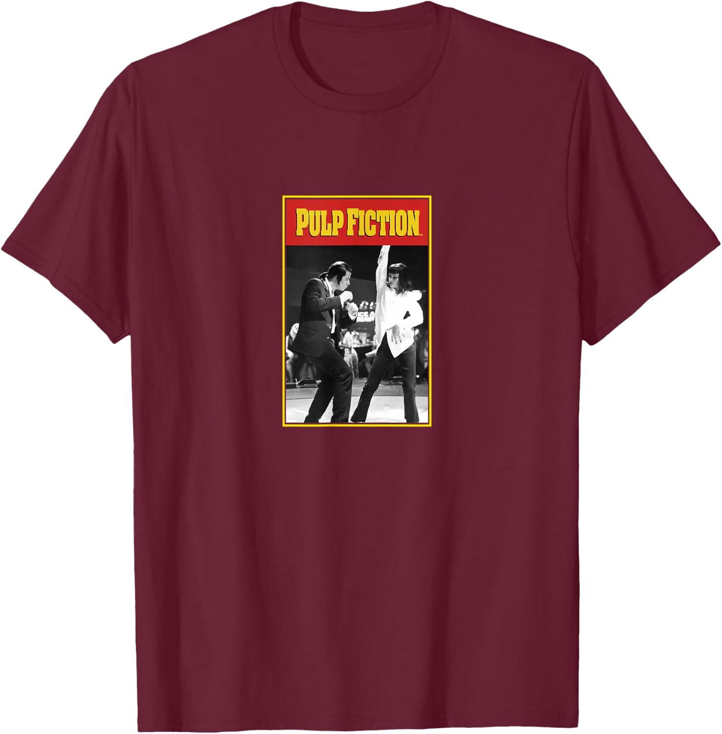 Vince & Mia Tanzszene Grafik T-Shirt - T-Shirt | Maroon