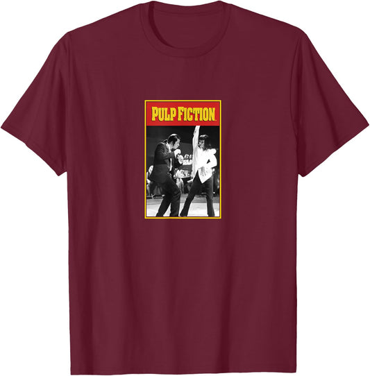Vince & Mia Tanzszene Grafik T-Shirt - T-Shirt | Maroon