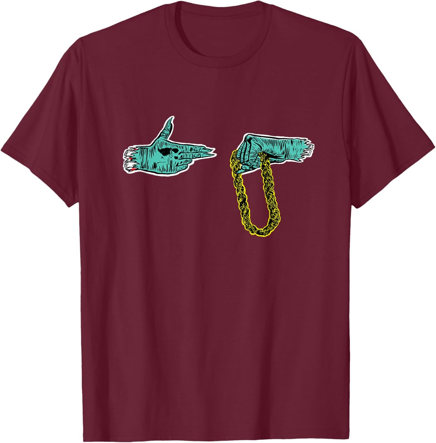 Rtj1 (black) T-Shirt - T-Shirt | Maroon