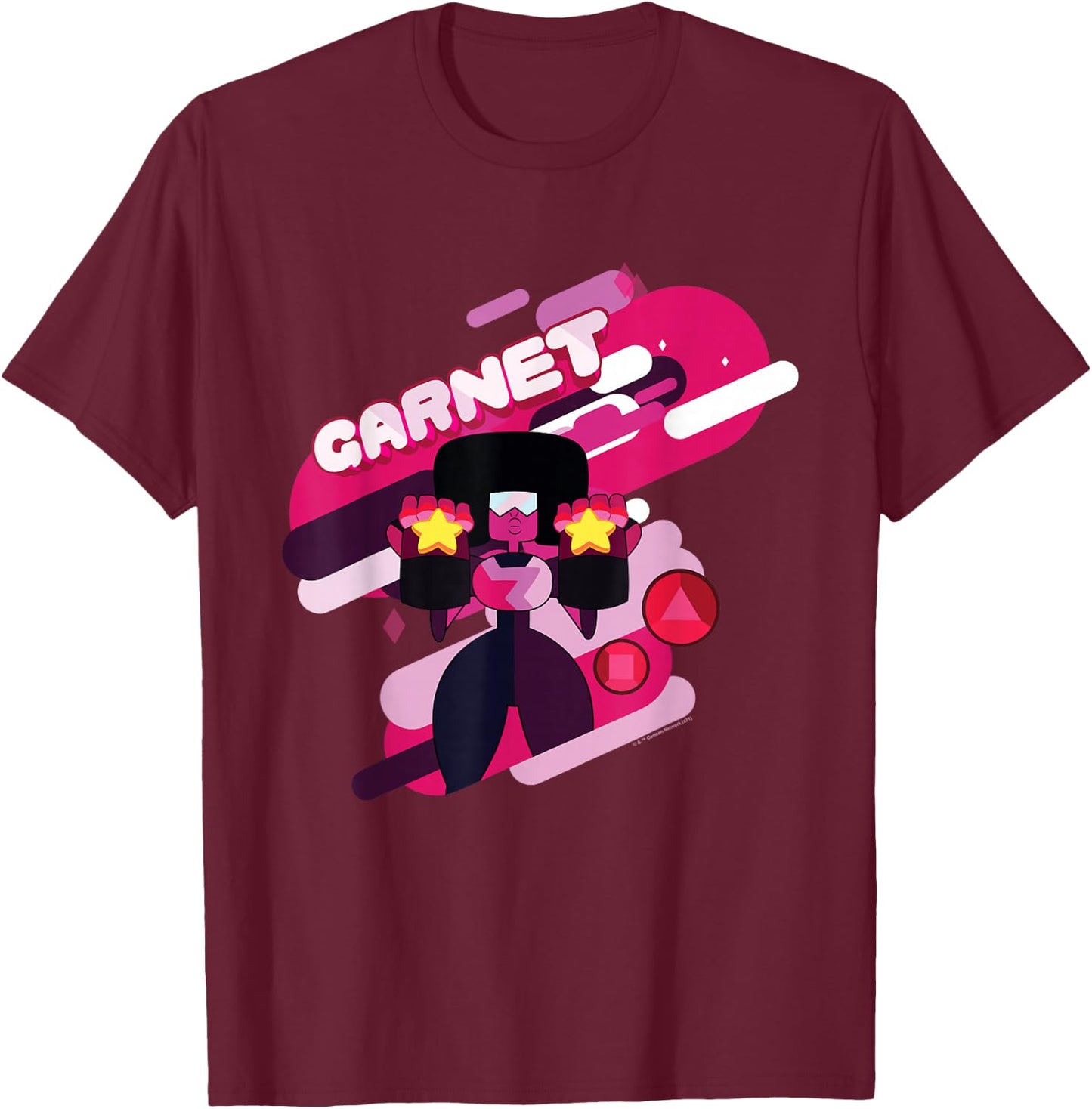 Steven Universe Garnet Power T-Shirt - T-Shirt | Maroon