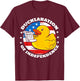 Ducklaration of Independence Duck 4th of July Patriotic T-Shirt - T-Shirt | Maroon