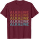 Retro Vintage Alkaline T-Shirt - T-Shirt | Maroon
