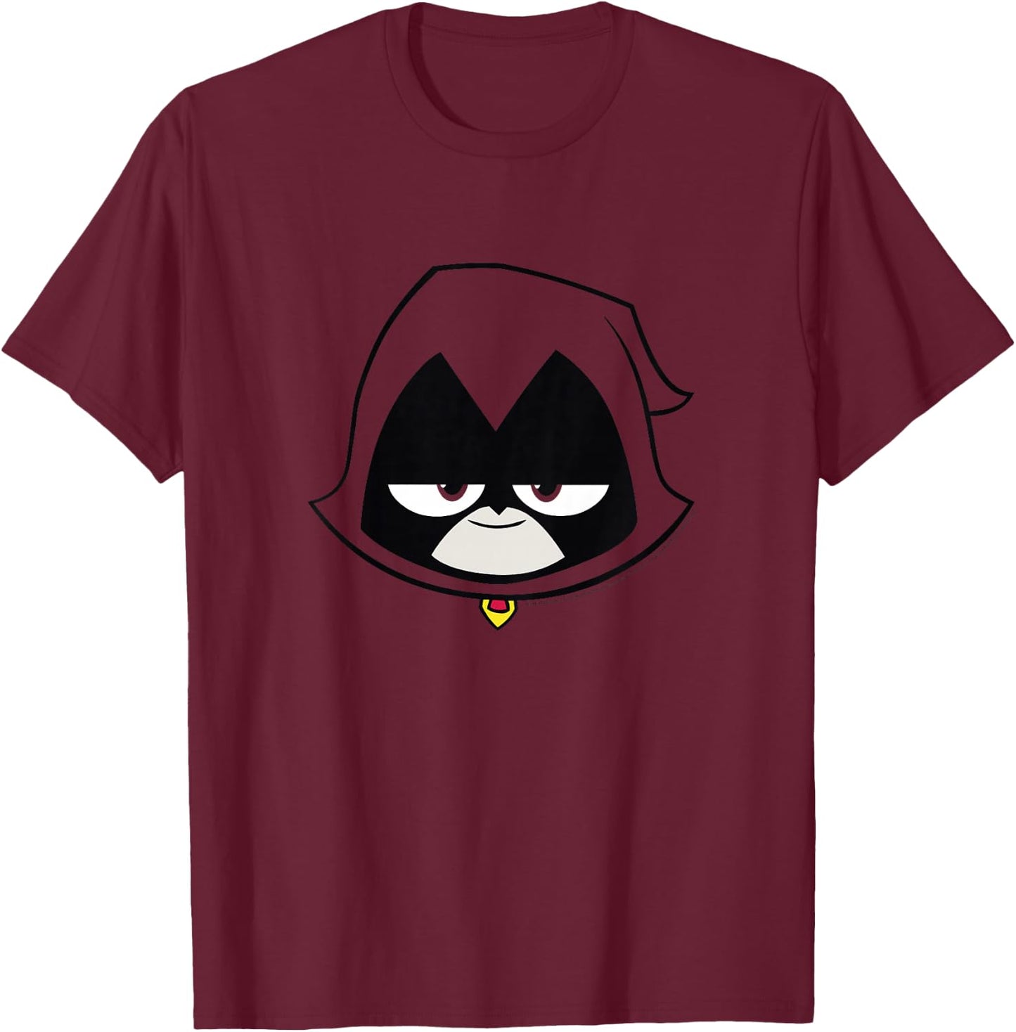 Kids DC Comics Teen Titans Go! Raven Big Face Portrait Youth T-Shirt - T-Shirt | Maroon
