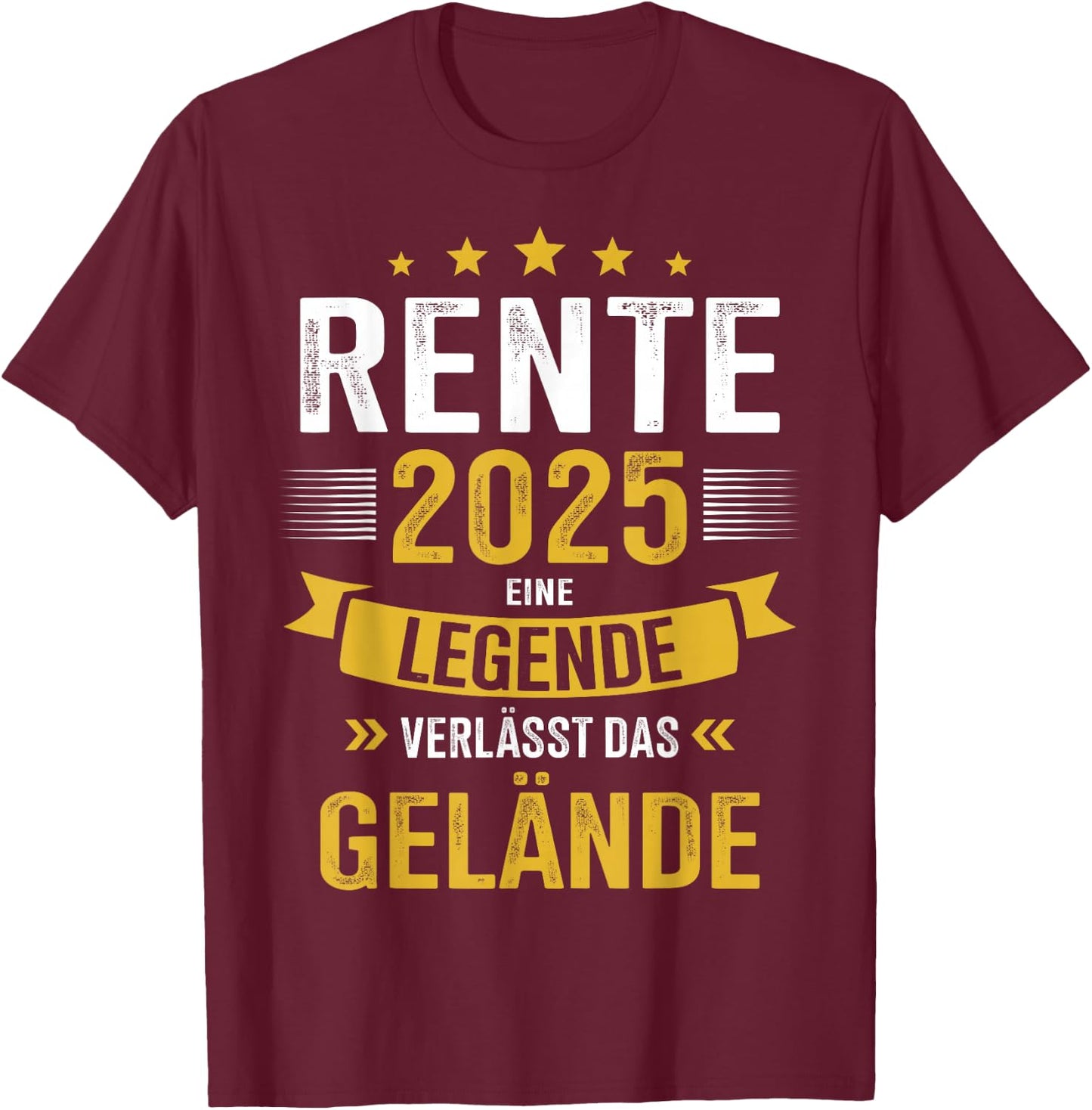 Legend Leaves Terrain for Retired Pensioners - Men & Women - Adult - Black - S T-Shirt - T-Shirt | Maroon