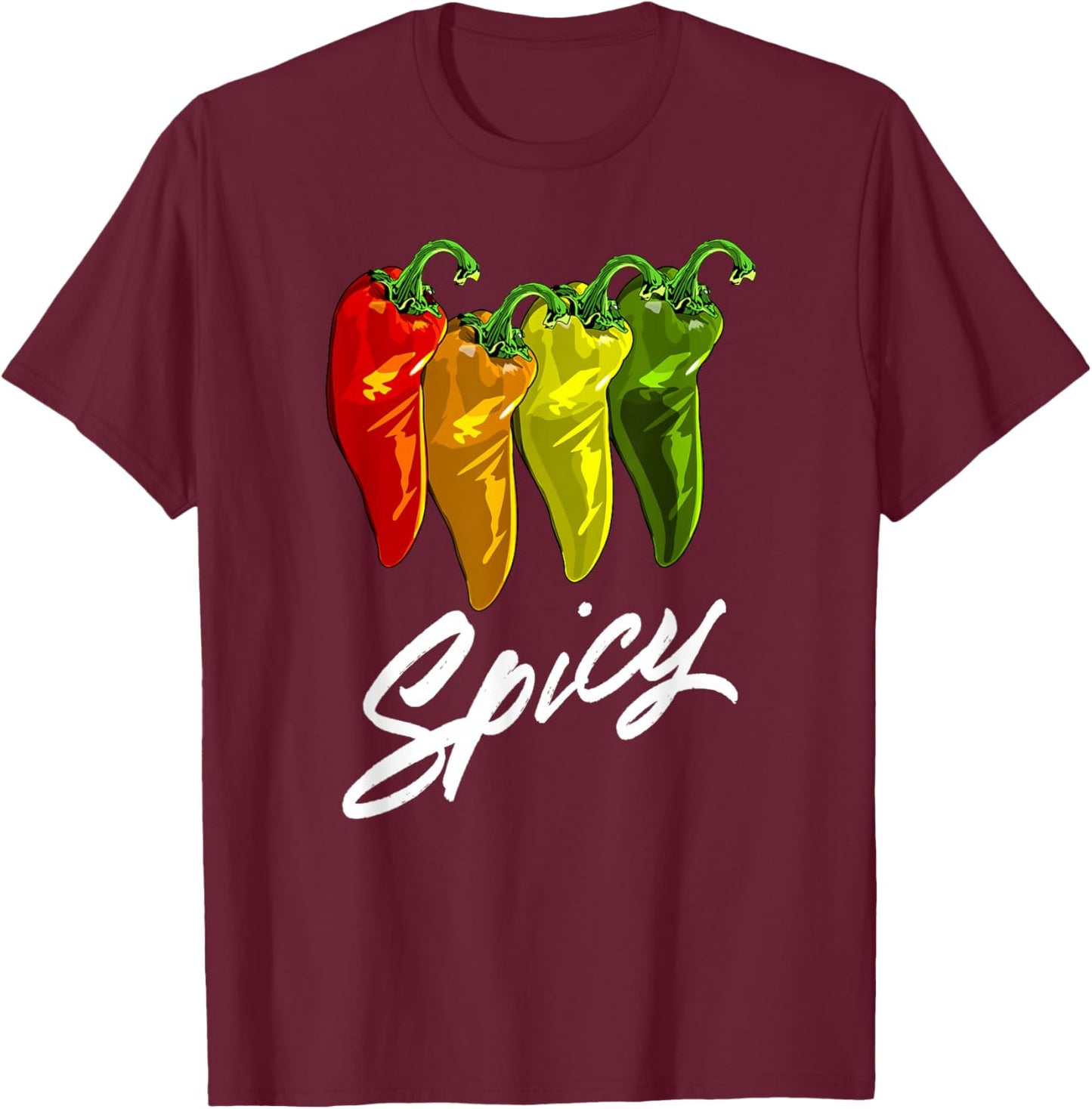 Chili Pepper T-Shirt - T-Shirt | Maroon