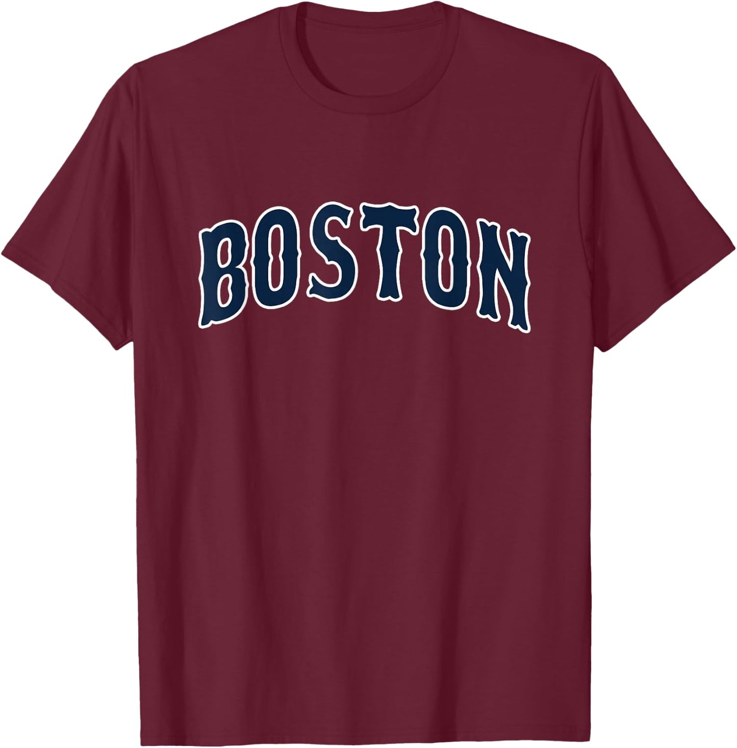 BOSTON - Throwback Design - Classic T-Shirt - T-Shirt | Maroon