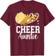 Cheer Auntie Cheerleader Aunt Cheer Aunt Cheerleading Aunt T-Shirt - T-Shirt | Maroon