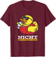 Bath Duck Lifeguard , black, s T-Shirt - T-Shirt | Maroon