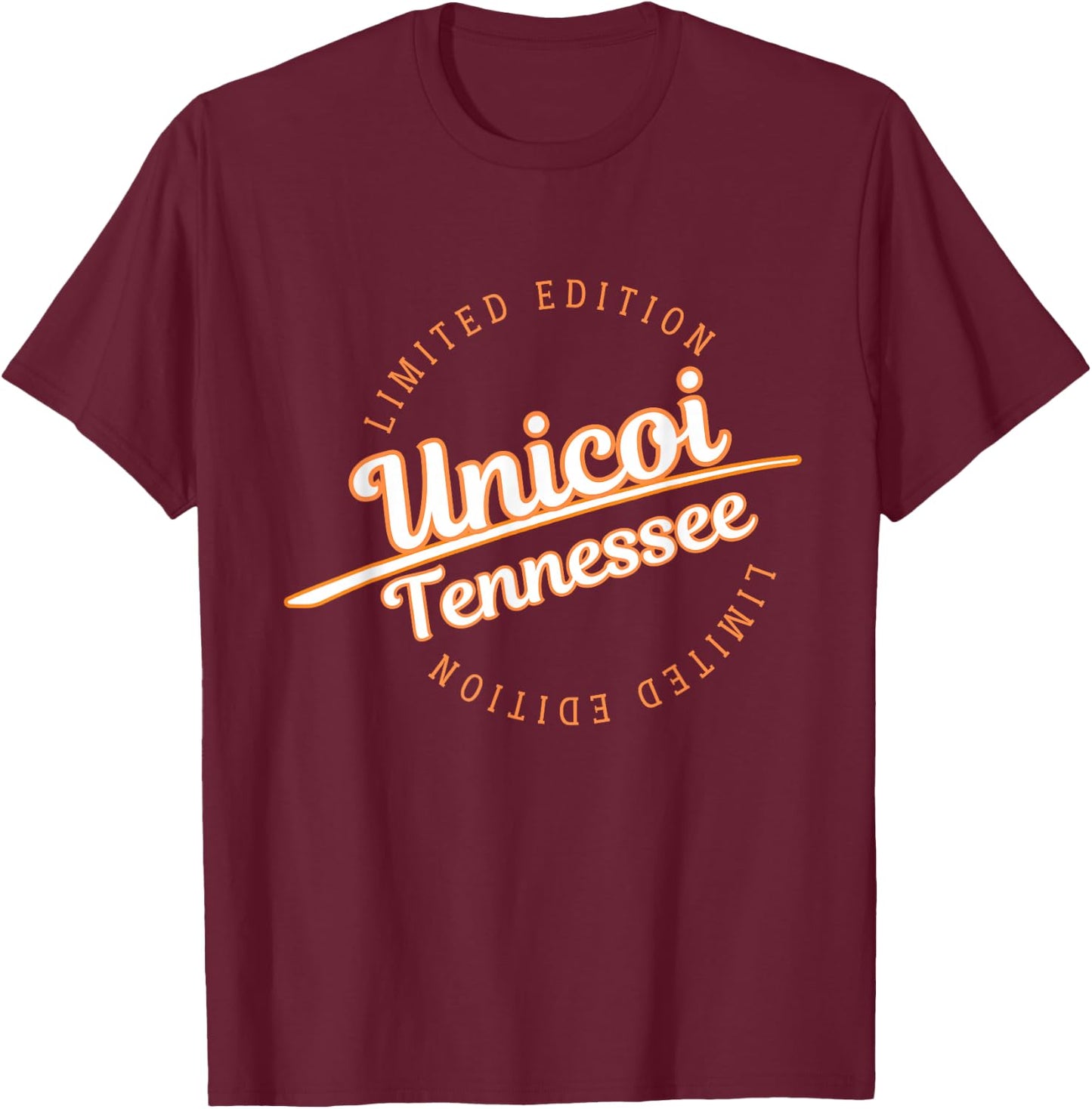 Retro Athletic Unicoi TN Apparel T-Shirt - T-Shirt | Maroon