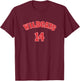 Children's High School Musical Wildcats 14 , White T-Shirt - T-Shirt | Maroon