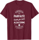 Alsatian Gift Alsace France Humour Girl Alsatian , Black, Female X-Small T-Shirt - T-Shirt | Maroon