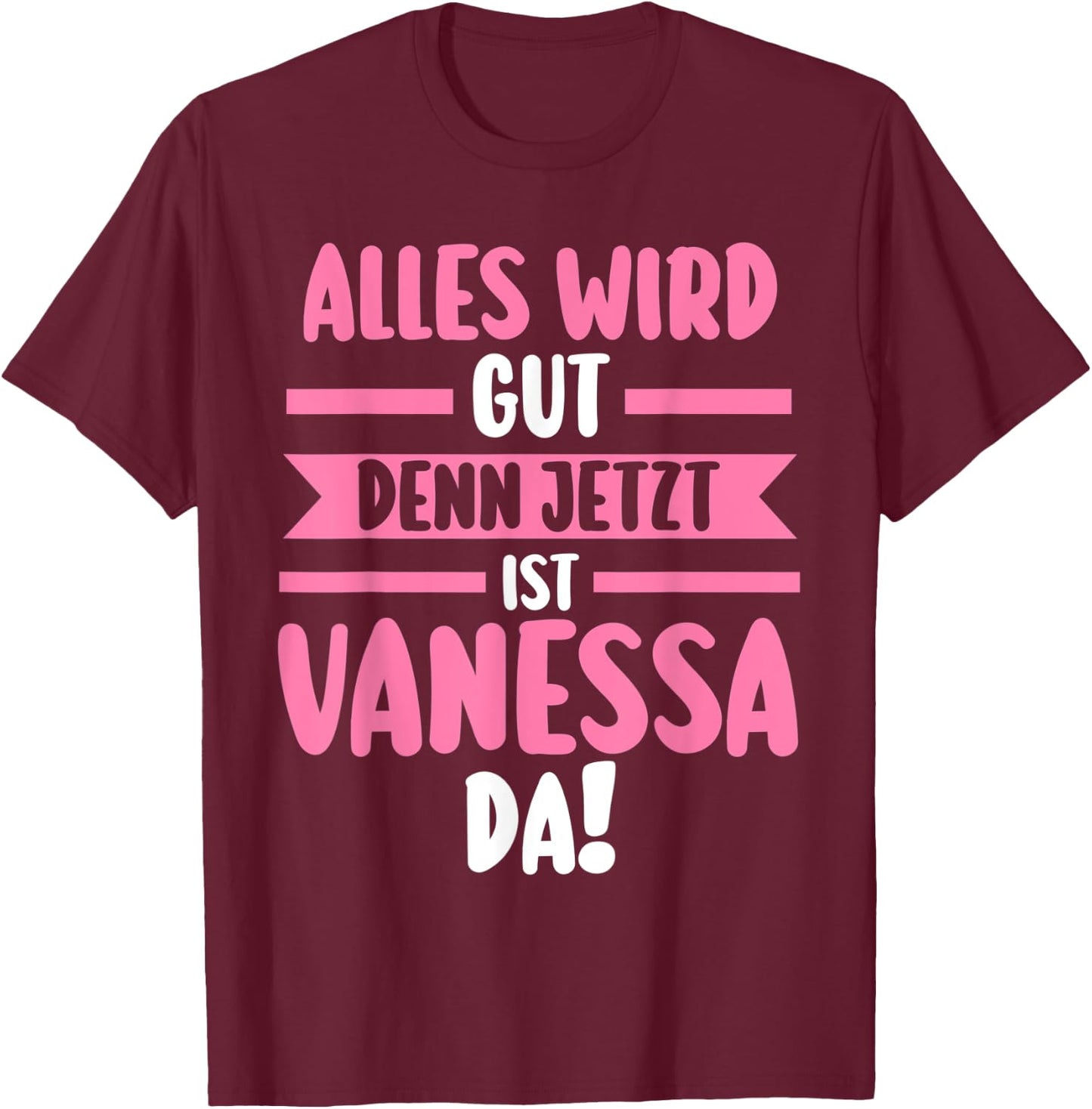 Vanessa T-Shirt - T-Shirt | Maroon