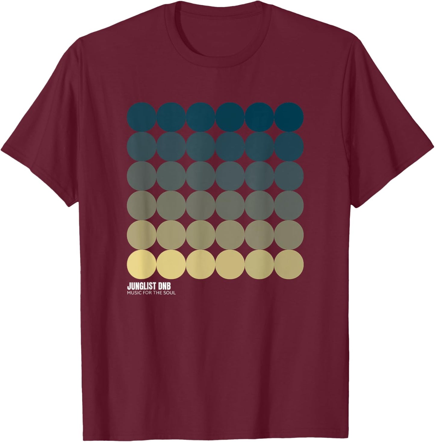 Junglist DnB Drum N Bass T-Shirt - T-Shirt | Maroon