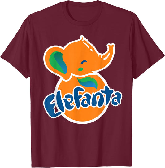 OHMGD Kein Elefant, kein Fanta, es ist ein ELEFANTA-Spaßtier. T-Shirt - T-Shirt | Maroon
