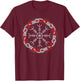 Celtic Knots - Helm of Awe - Aegishjalmur - Norse Mythology T-Shirt - T-Shirt | Maroon