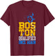 Boston Qualified Once Again Annual Running Training T-Shirt - T-Shirt | Maroon