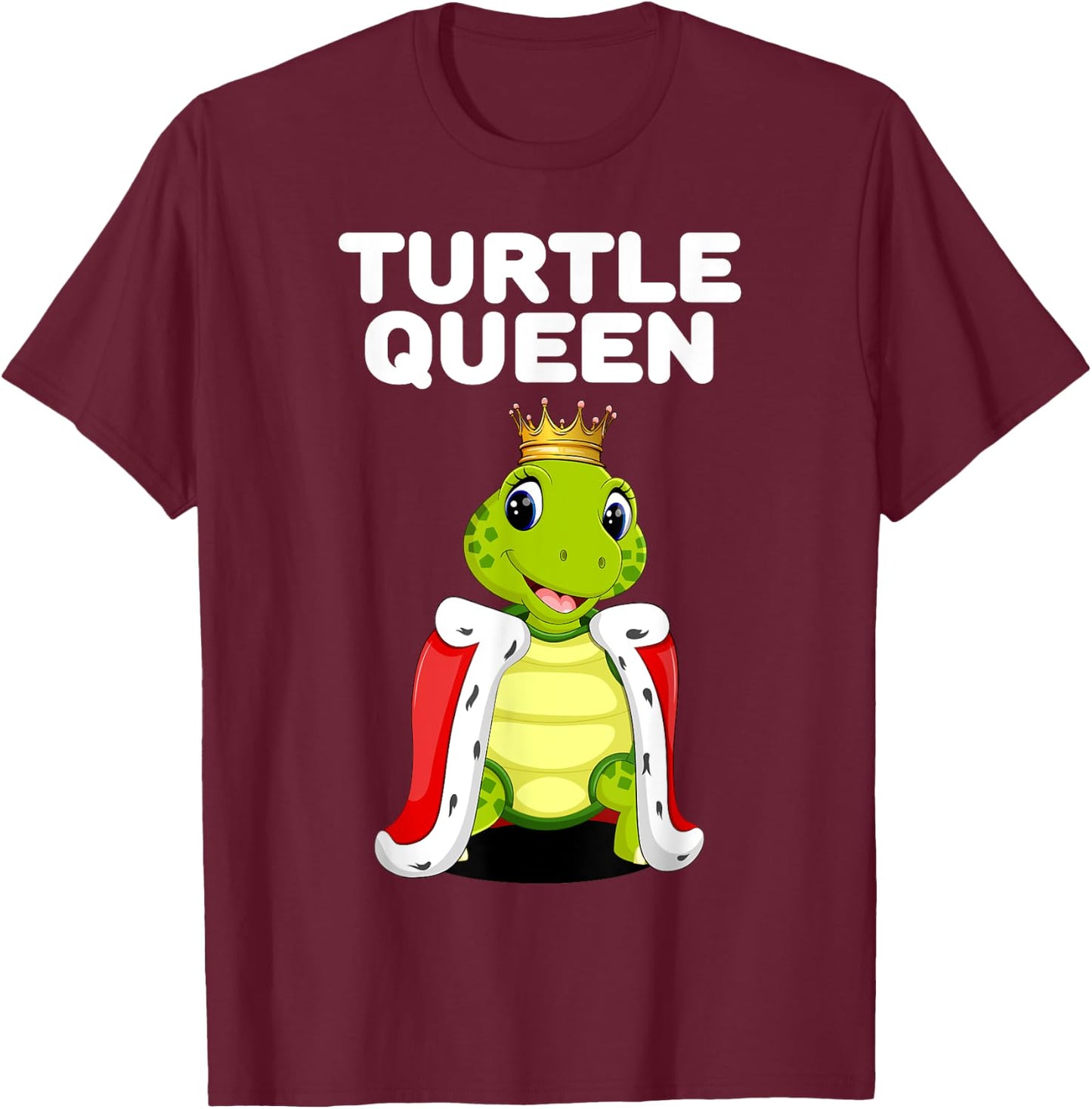 Turtle Queen | Turtle Lover Shirt Tortoise Pet Turtle T-Shirt - T-Shirt | Maroon