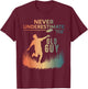 Disc Golf Art Grandpa Disc Golfer Disc Golf Player T-Shirt - T-Shirt | Maroon
