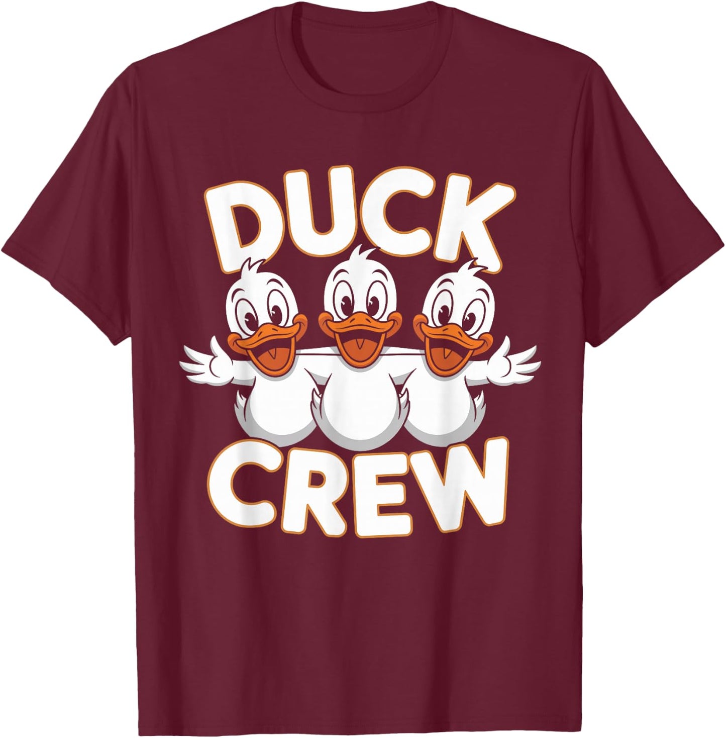 Duck Crew | Ducks Product | Duck Lover Stuff | Duck T-Shirt - T-Shirt | Maroon