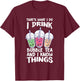 Cute Kawaii Boba Tea I DRINK BUBBLE TEA AND I KNOW THINGS T-Shirt - T-Shirt | Maroon