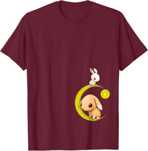 Official Harvest Moon Rabbit T-Shirt - T-Shirt | Maroon