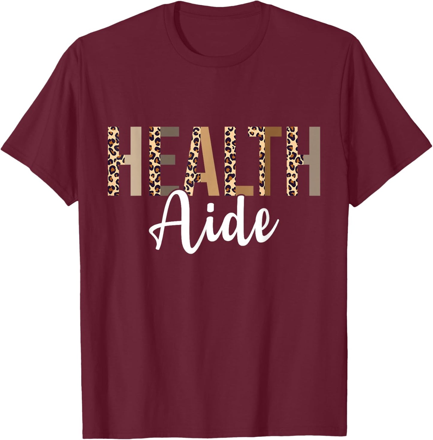 Health Aide Squad Admin Squad School Assistant Principal T-Shirt - T-Shirt | Maroon