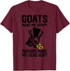 Lamancha Goats Make Me Happy Humans Make My Head Hurt T-Shirt - T-Shirt | Maroon