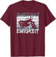 Zweitakt für die Ewigkeit Simson DDR Moped S51 Vintage T-Shirt - T-Shirt | Maroon